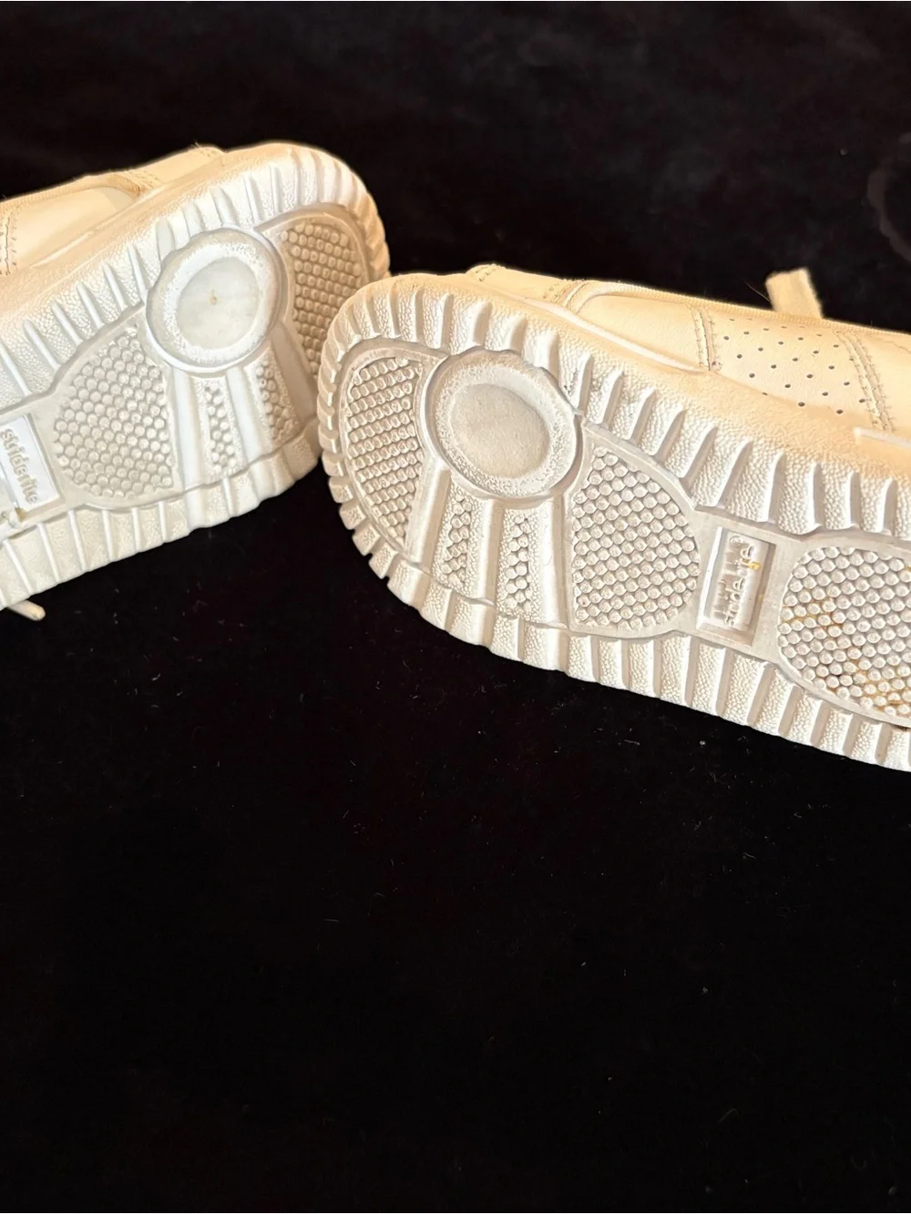 Stride Rite White Lace-Up Baby Walker Sneakers “Shorty”